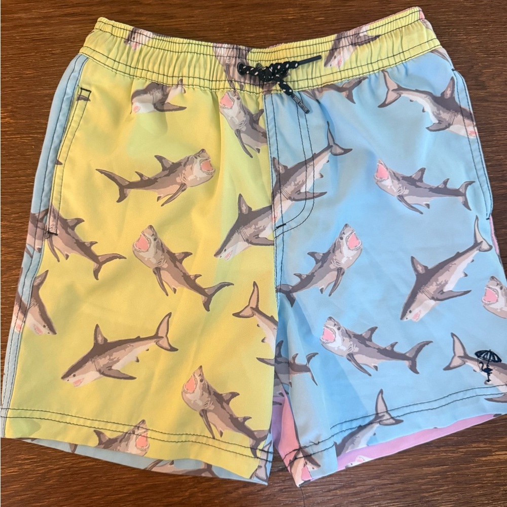 Shade Critters Shark Print Swim Trunks 8